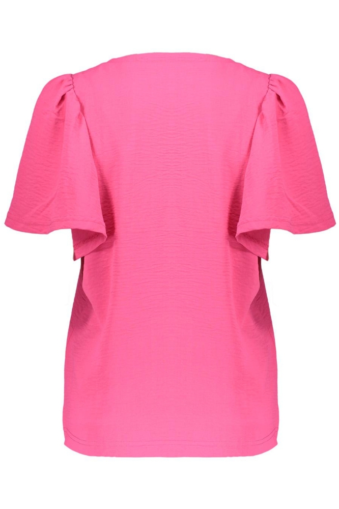 CRINKLE T SHIRT MET VLINDERMOUWEN 53352 21 000451 RASPBERRY